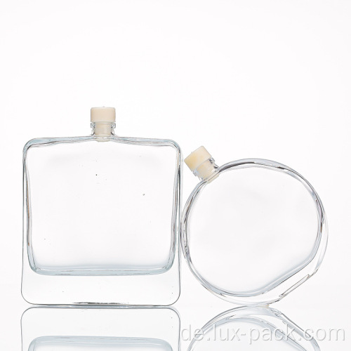 4ml-15ml Glas transparente Parfümflaschen Hautpflegeverpackung